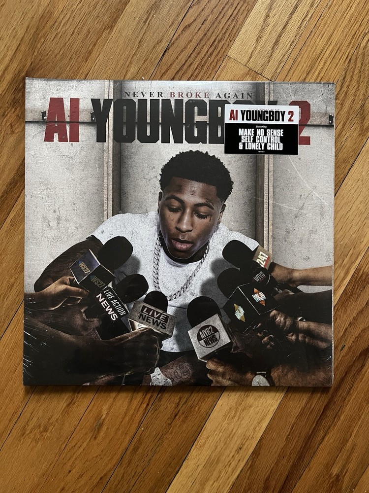 YOUNGBOY NEVER BROKE AGAIN “AI Youngboy 2” Double Vinyl LP (2022) **NEW**