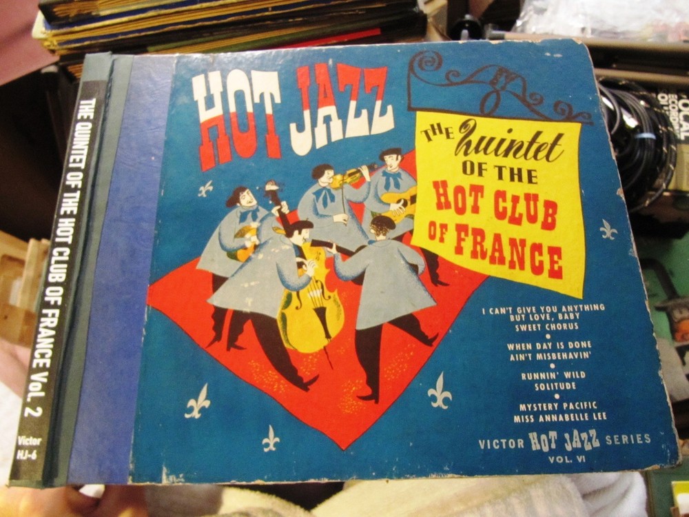1936 DJANGO REINHARDT – HOT JAZZ Quintet of the HOT CLUB OF FRANCE Victor HJ-6