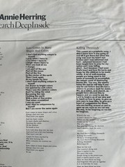 Annie Herring Search Deep Inside Vinyl LP SPR 1051 VG+ Shrink Hype Lyrics Sleeve