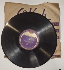 1920s Brunswick 78 RPM Record 5042 Criterion Quartet Gospel Purple Label VG+