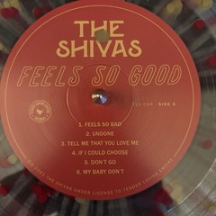 Feels So Good / Feels So Bad by Shivas LP 2022 Clear Red Tan Vinyl Neo-Psych NM