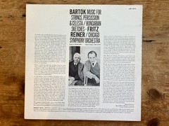 Bartok Music for Strings Hungarian Reiner Living Stereo Red Seal LSC-2374 LP NM!