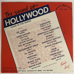 THE SOUND OF HOLLYWOOD COPULATION ORIGINAL 1983 MYSTIC RECORDS FIRST PRESSING