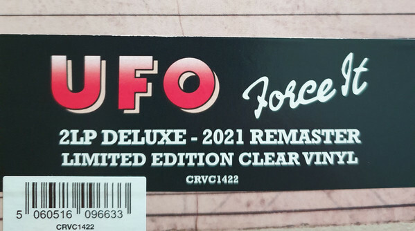 UFO – Force It 2 x LP w/ LIVE BONUS RECORD – COLORED VINYL ALBUM – SEALED NEW