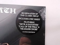 Black Sabbath Headless Cross 2024 Remaster Vinyl LP