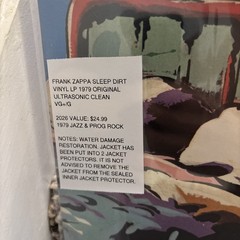 Frank Zappa Vinyl Lp Record Lot Of 12 Collection Ultrasonic Cleaned & Graded
