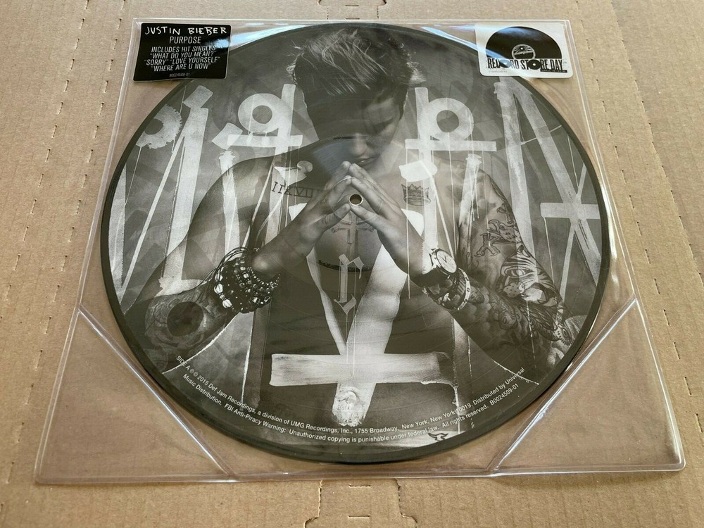 NEW SEALED Justin Bieber – Purpose PICTURE DISC Vinyl LP