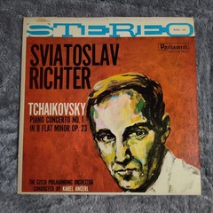 TCHAIKOVSKY Piano Concerto # 1 SVIATOSLAV RICHTER Karel Ancerl Parliament LP EX