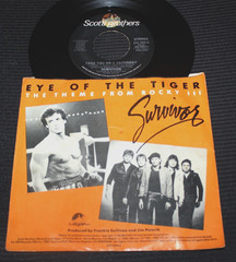 SURVIVOR – Eye Of The Tiger (OG 1982 U.S. 7″ 45 Vinyl + PS)