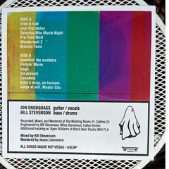 SNODGRASS + BŪDDIES ‘Stoked Ghost’ colored vinyl