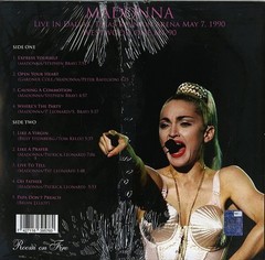 Madonna – Live In Dallas, Texas Reunion Arena May 7, 1990 LP 12″ Vinyl Record