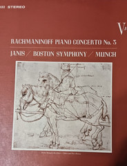 Rachmaninoff PIANO CONCERTO NO. 3 Janis / Boston Symphony / Munch EX.