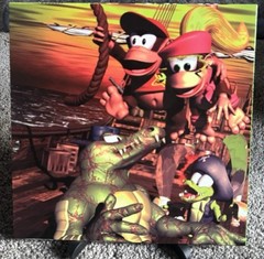 Donkey Kong Country 2 Vinyl LP Record OST VGM SNES Not Moonshake Yellow/Black
