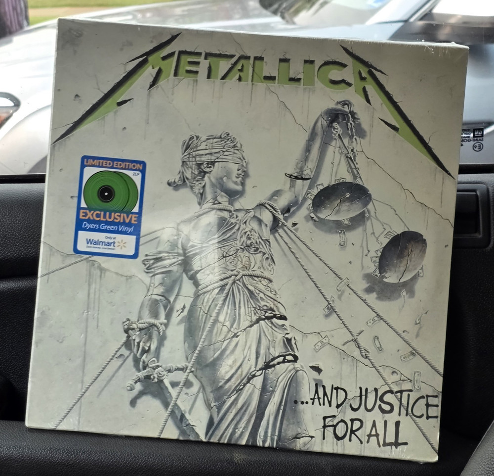 Metallica …And Justice for All Limited Edition Green Colored Vinyl LP