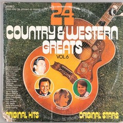 VARIOUS ARTISTS 24 Country & Western Greats Vol. 6 1972 LP : VG+/VG WU 3121