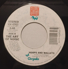 The Art of Noise – Legs / Hoops and Mallets 45 rpm 1985 7″ Free Combine Shipping