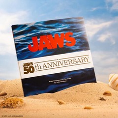 JAWS – OST – 2-LP BLOOD & WATER VINYL – 50TH ANNIVERSARY – JOHN WILLIAMS – NEW!