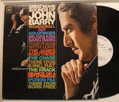 John Barry Lp Great Movie Sounds Of On Columbia – Vg+/ Vg+ To Vg++