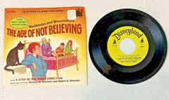 4 VTG 1971 DISNEYLAND 45 VINYL RECORDS INC THE ORANGE BIRD SONG LG-823 NM (-)