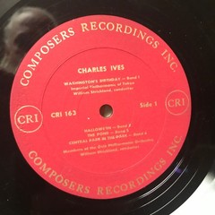 Charles Ives William Flanagan Washington’s Birthday Halloween lp vinyl Record 63