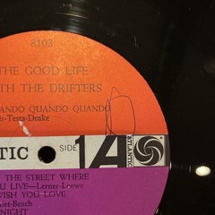 The Drifters–The Good Life With The Drifters ATL-8103 LP G Vinyl-signed C.Thomas