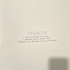 Vivaldi Complete Sacred Choral Music Negri/English CO Philips Stereo 2LP 1977