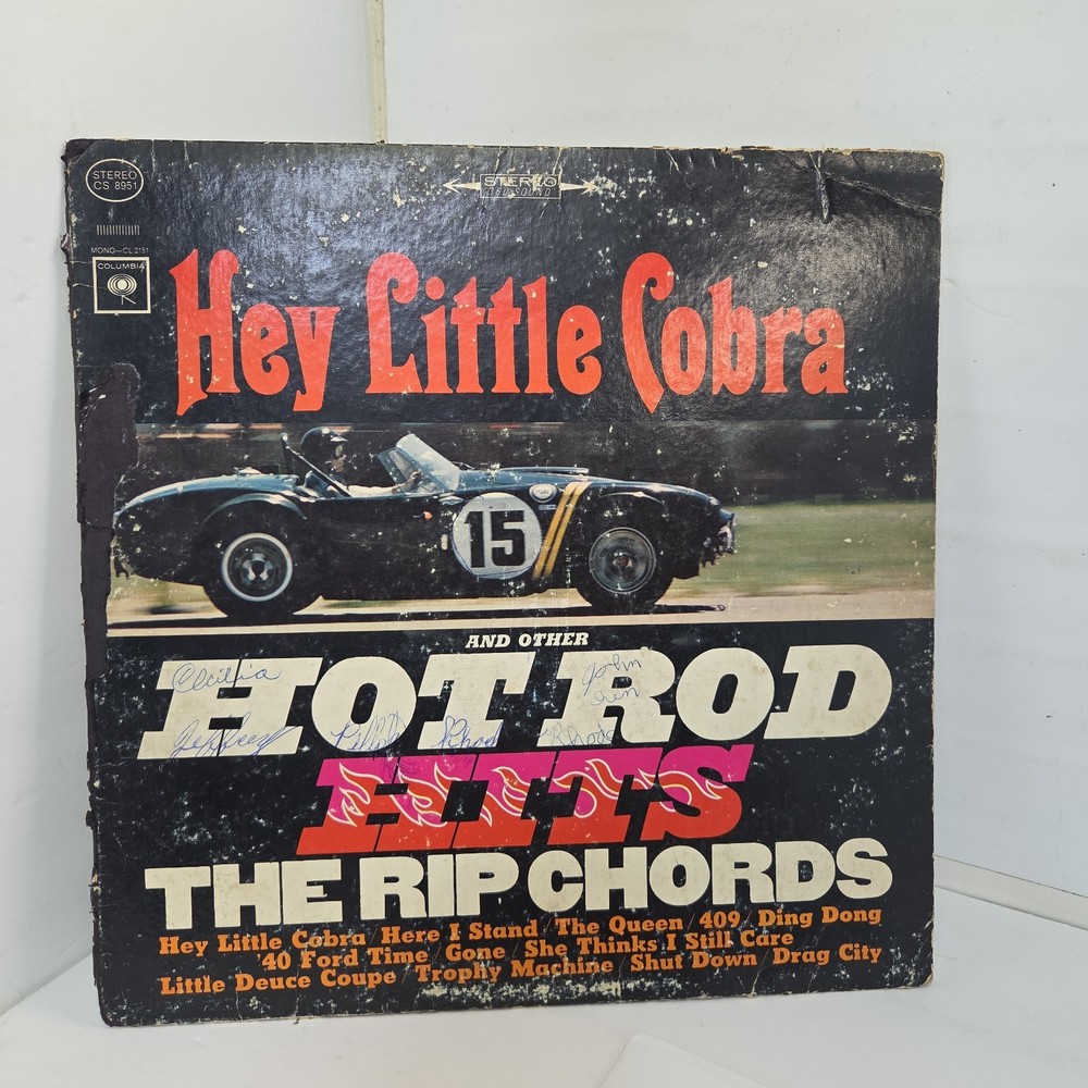 The Rip Chords – Hey Little Cobra And Other Hot Rod Hits 1964 Stereo Orig. LP VG