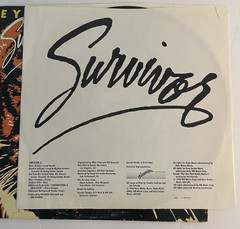 Survivor ~ Eye Of The Tiger ~ Rocky LP 1982 Scotti Bros. Records