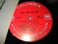 BLOOD SWEAT & TEARS SELF-TITLED GATEFOLD 1968 COLUMBIA 9720 EX/EX