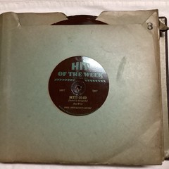 Hit of the Week 78 RPM Record Lot Jazz Big Band Swing Singles w/ Paper Sleeves