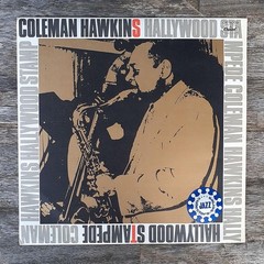 Coleman Hawkins – Hollywood Stampede LP Rare Red Vinyl Japan Jazz