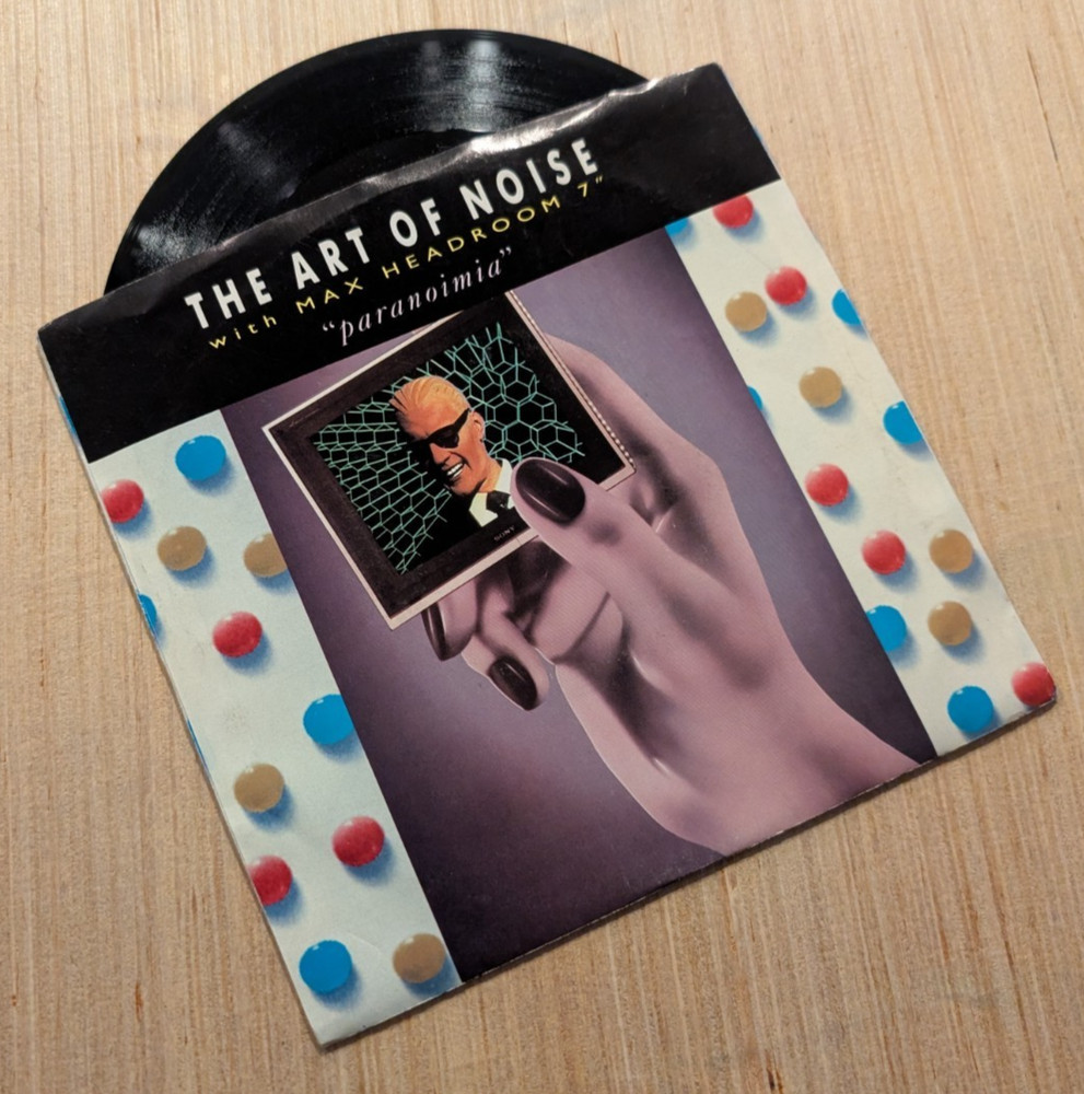 The Art of Noise Paranoimia 7″ Vinyl Record 45 RPM Single