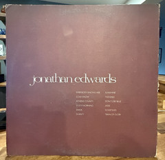 Jonathan Edwards Self Titled LP 1971 Capricorn SD 862 Club Edition VG Sunshine