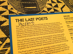 The Last Poets Jazzoetry LP 1976 Douglas ADLP 6001 Spoken Word Poetry Soul