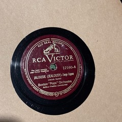 Vtg 78 RPM Album w/ Lot Of 9 Columbia RCA Victor Classical Shellac Records