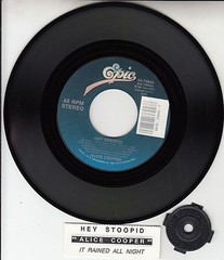 ALICE COOPER Hey Stoopid 7″ 45 rpm record + juke box title strip BRAND NEW RARE!