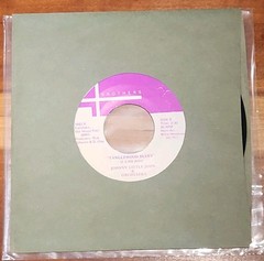 JOHNNY LITTLE JOHN: what in the world / tanglewood blues FOUR BROTHERS 7″ Single