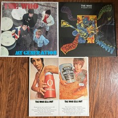Lot of 3 The Who 2015 180G Vinyl LP Reissues My Generation A Quick One Sell Out