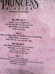 The Princess Diaries – Original Soundtrack – Clear Blue Splatter 2 LP Vinyl NEW!