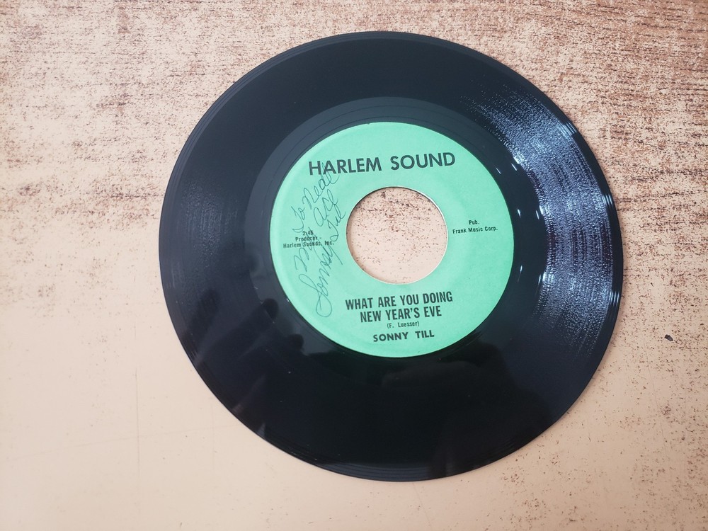 hand signed 1960s VG++ LABELS SEE NOTES FOR 45 GRADE Sonny Till Lonely