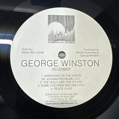 George Winston – December Piano Solos LP Vinyl Record (1982)