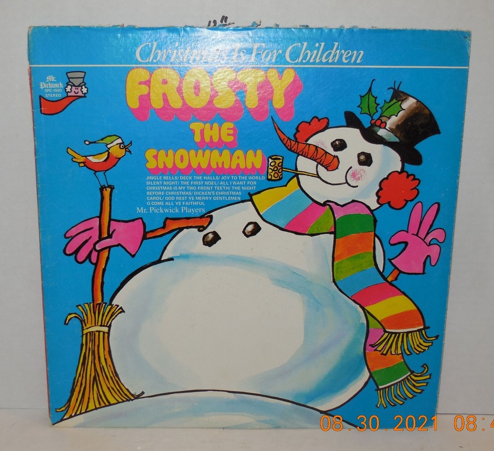 MR PICKWICK PLAYERS Frosty The Snowman Vinyl Record LP 1977 SPC-1503 G+/VG OOP