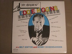 EDDIE HIGGINS BY REQUEST LP ’86 STATIRAS SLP 8079 RARE SWING RAGTIME JAZZ VG+