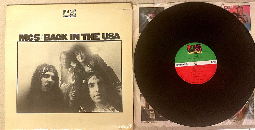 MC5 – Back in the USA LP – Atlantic SD 8247 – Tested VG+ 1970