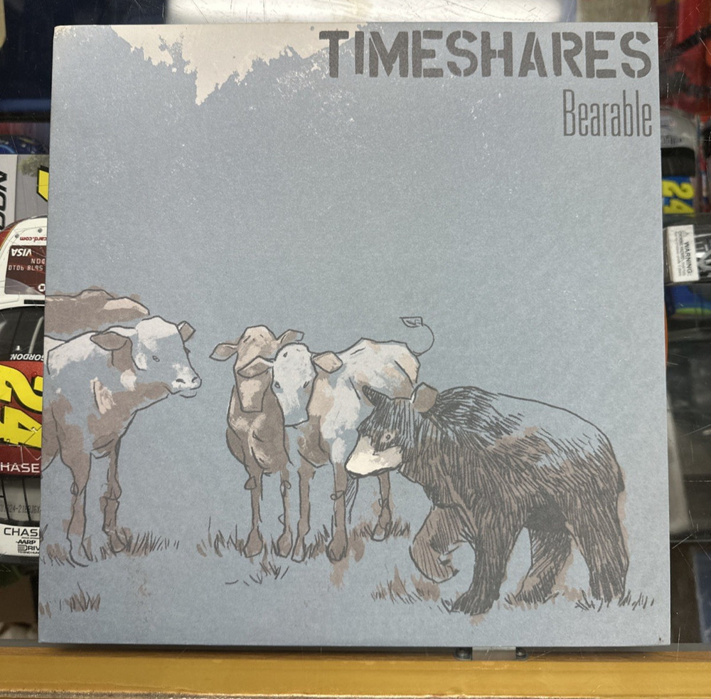Bearable by Timeshares (Record, 2021) Vinyl ODDBALL RARE Pink/Brown Split RARE 6