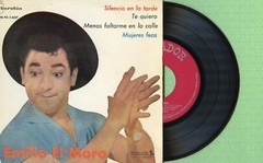 EMILIO EL MORO / Silencio en la tarde / IBEROFON IB-45-2.037 Spain 1962 EP EX