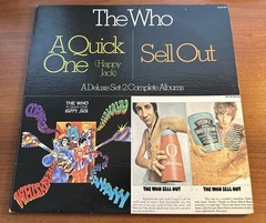 THE WHO A QUICK ONE ~ SELL OUT 2X LP 1973 RE ’80 (Happy Jack) Deluxe Set