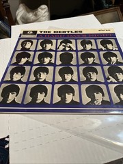 VERY NICE BRITISH LP-THE BEATLES A HARD DAYS NIGHT-PARLPHONE RECORDS PCS 3058