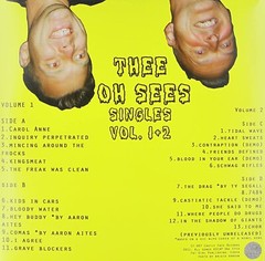 OH SEES Singles 1 & 2 LP NEW coachwhips pink brown fuzz damaged bug Yikes Netmen