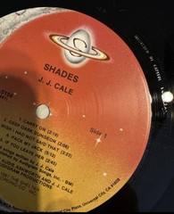 JJ CALE SHADES SHELTER RECORDS PROMOTIONAL LP 1981 – VG+ – FREE SHIPPING